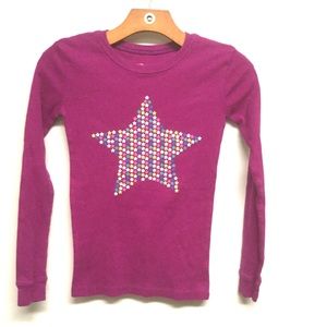 The children’s place purple star shirt